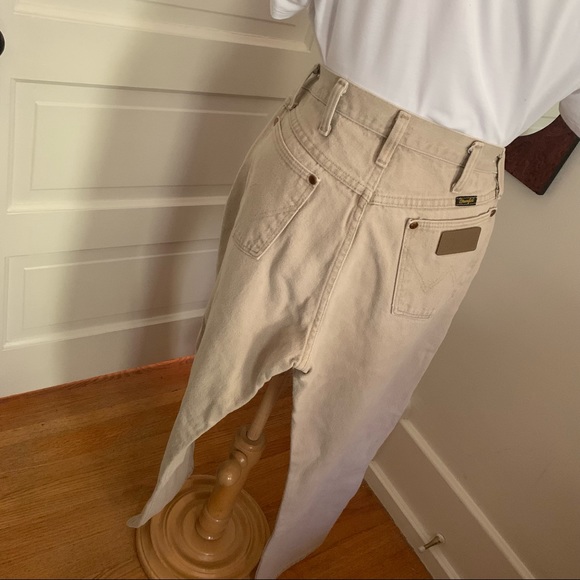 Vintage Beige Wrangler Denim - Picture 4 of 9